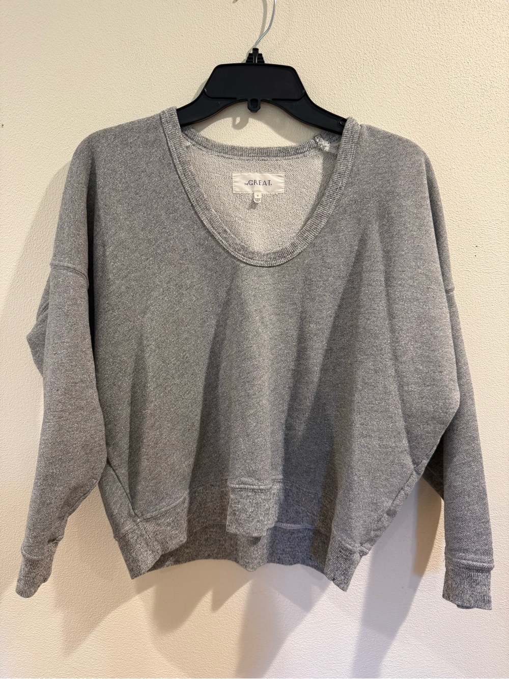 The Great. The U-Neck Teammate Sweatshirt 0